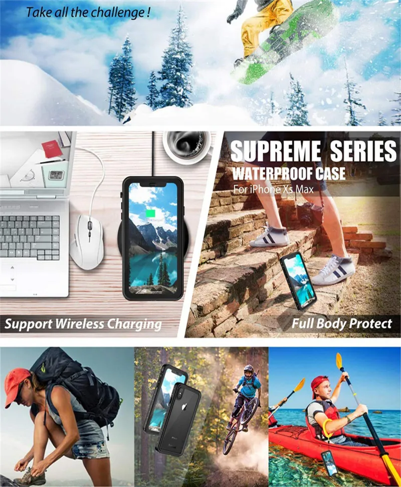 Waterproof Case Cover for iPhone XS MAX (6)