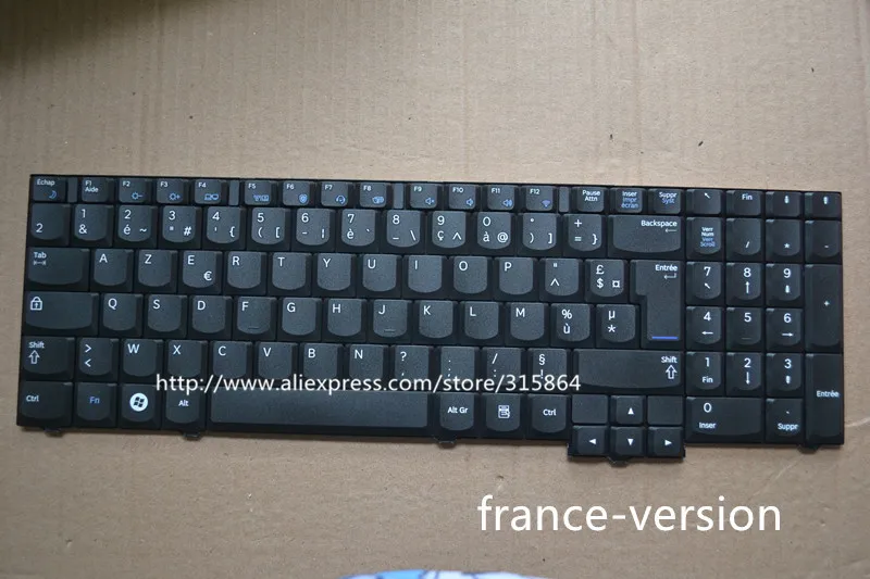 

France /uk layout New laptop keyboard for samsung 400B5B 200B5B 600B5B black