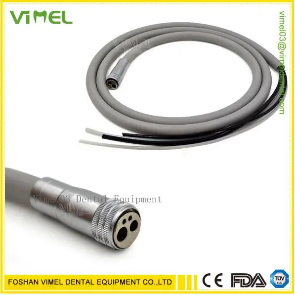 Free shipping Dental chair accessory 4 Holes dental hand piece hose tubes for Dental Air Turbine