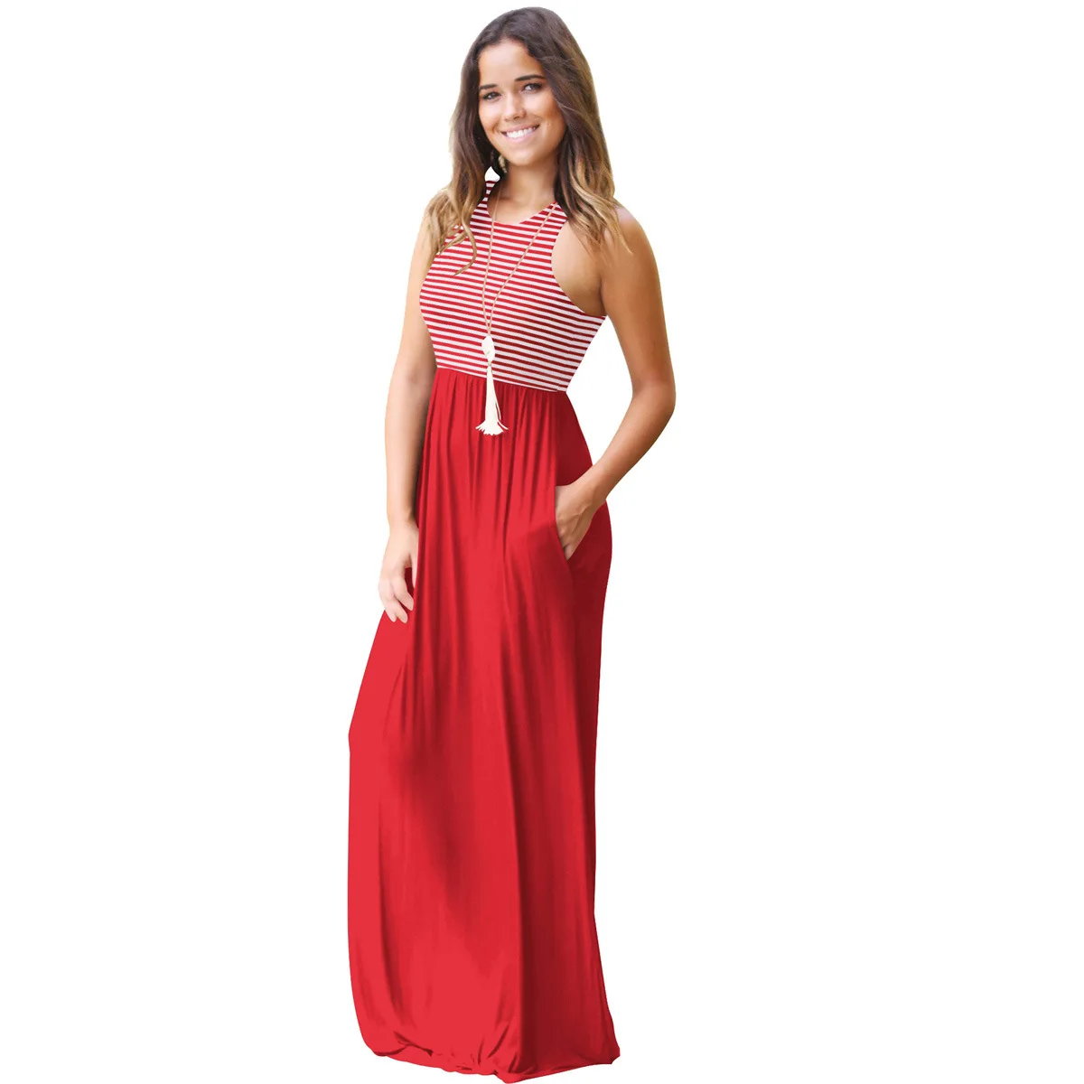 floor length beach dresses