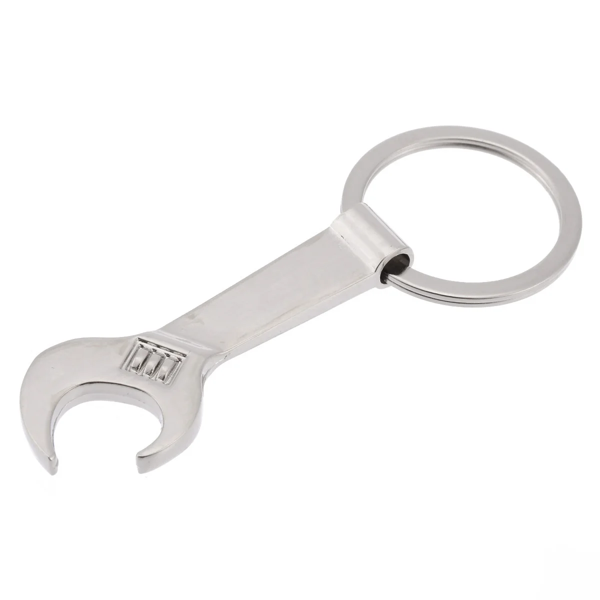 New Car Charm Wrench Bottle Opener Keyring Keychain Metal Key Chain Ring Keyfob Unique Creative Gift