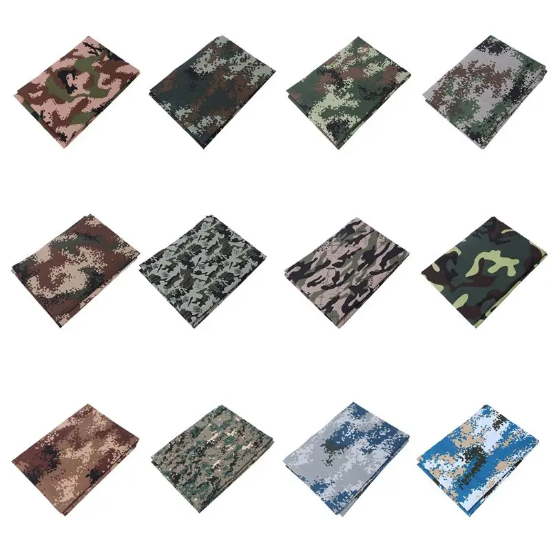 

Polyester Camouflage Fabric For Military Camo Clothes Apparel Training Suit Bag DIY Table Cloth Curtain 100x150cm