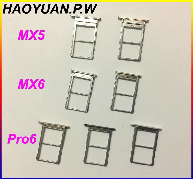 

HAOYUAN.P.W Original New SIM Card Tray Holder Replacement Case For Meizu Pro6,MX6,MX5,Pro5 Fast Shipping