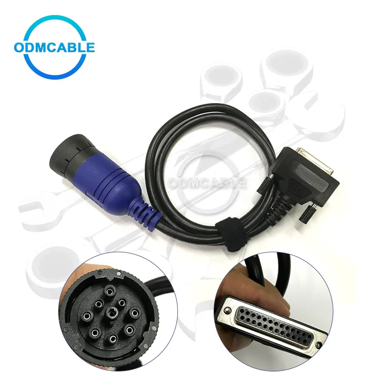 

9 pin cable for inline 6 contact diagnostic cable J1939 adapter test cable