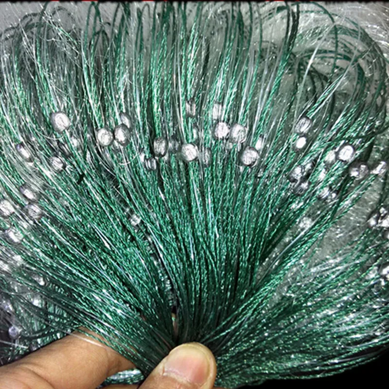 quality H1.4*L70M 3 layer 3cm mesh sink net gill net fish trap sticky fishing net  pesca outdoor  fishing network