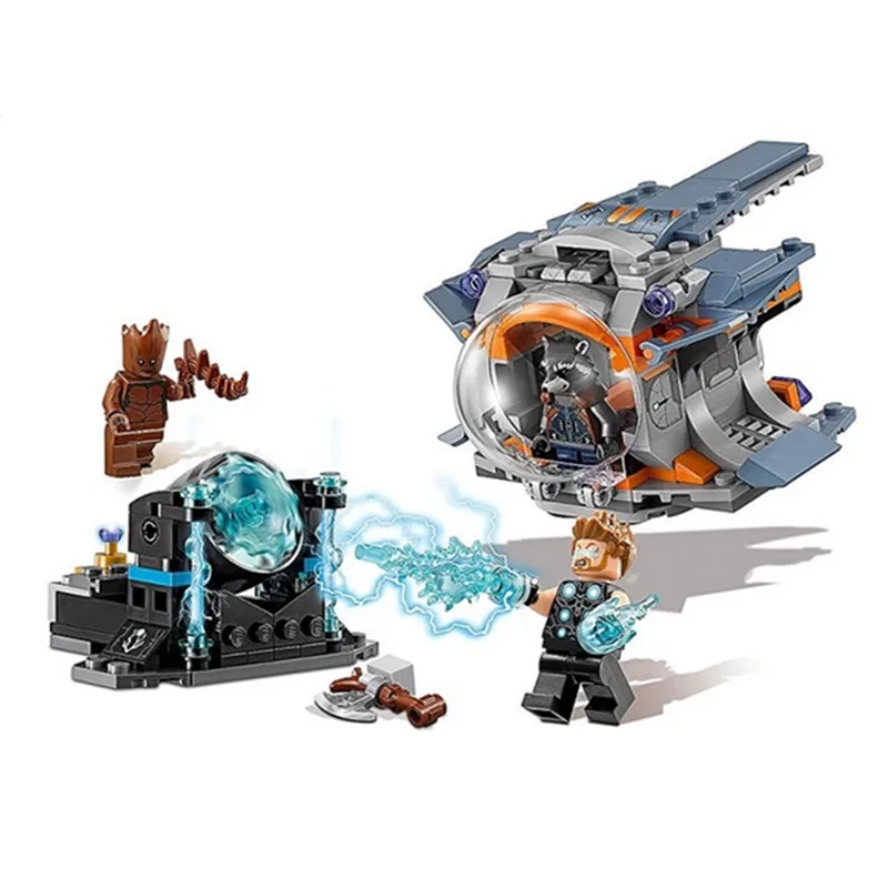 

2018 Marvel Super Heroes Avengers Infinity War Thor's Mission Weapon Blocks 250pcs Toys Compatible With legoingly 76102