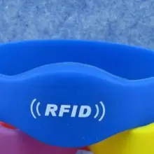 500 шт/лот 60 мм 125 кГц TK4100/EM4100 чип RFID Браслет синий Индивидуальные deisgn с логотипом браслет