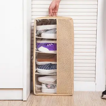 

Shoes Storage Box Foldable Transparent Shoes Box Window Assembled Shoebox Holder Shoe Organizer Storage Shoe Rack for Women