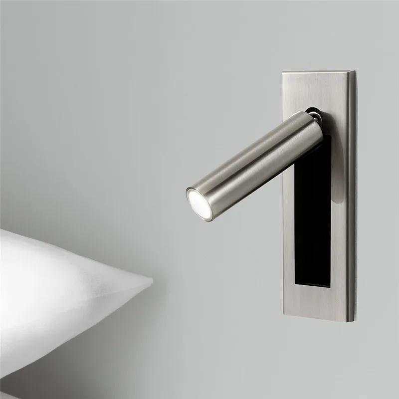 high quality european wall sconce 2w 120lm cree led dock headboard light switch