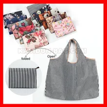 100 шт./лот) большая женская хозяйственная сумка для продуктов нейлон