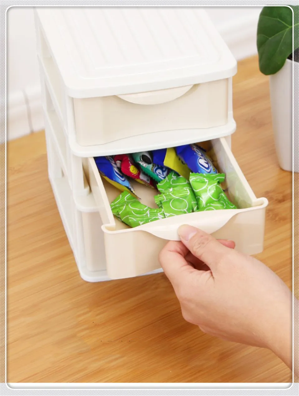 MSJO коробка для хранения Организатор разное для офиса Desktop/Кухня/Ванная комната PP небольшой ящик Multi Слои Пластик хранения Коробки бункеров