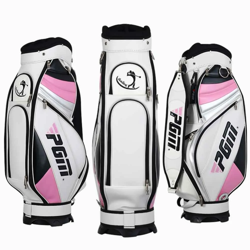 New Arrival PGM Standard Golf Bag Waterproof Women Golf Club Set Bag PU