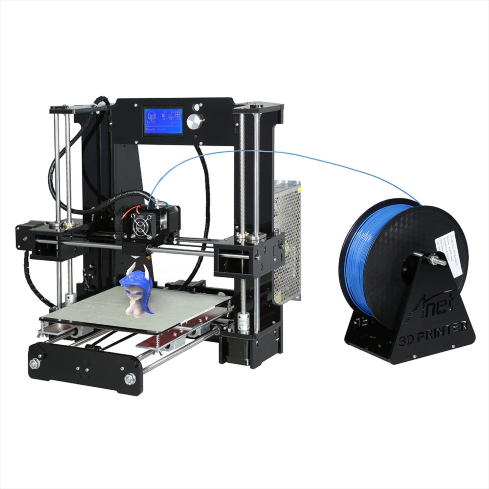 Anet A6 A8 3d Принтер Комплект Высокая точность легко собрать Reprap Prusa i3 DIY 3D печатная машина Impresora 3d с PLA нитью