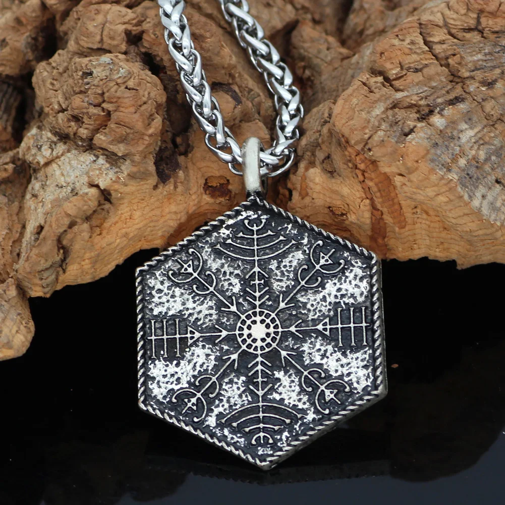Руля Аве амулет норвежский викинг символ Одина кулон ожерелье с valknut rune