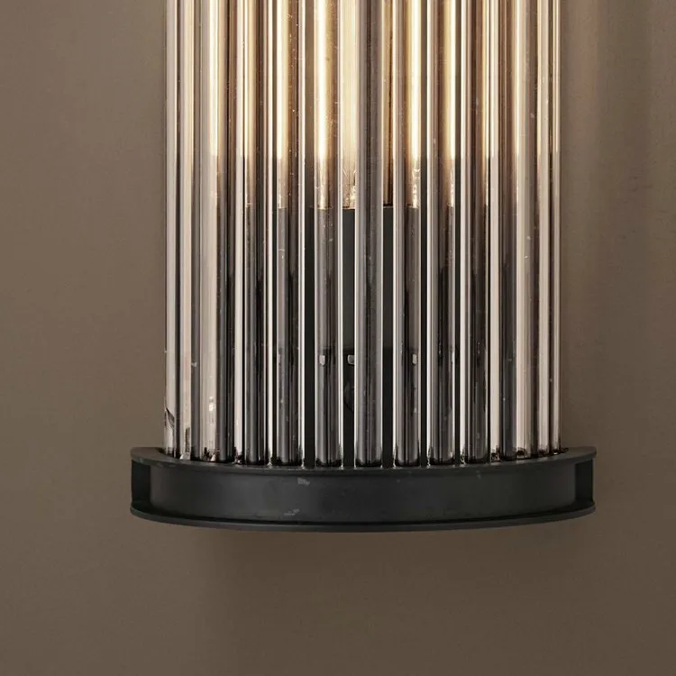 Modern Crystal Wall Lamps New Design Simple Bedroom Lights Living Room Corridor Lighting Black Color 100% Gurantee (2)