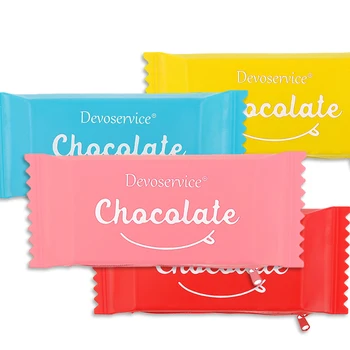 

Waterproof Candy Bag Kawaii Cute Soft Silicone Rubber Pencil Bag Student Pen Case Pouch Student Pen Box Office School Supplies