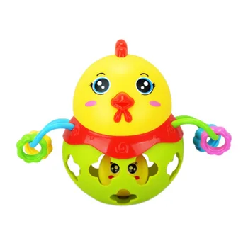 

Bearoom Baby Rattles Fuuny Baby Toys Intelligence Grasping Soft Rubber Hand Bell hammer Educational Gift