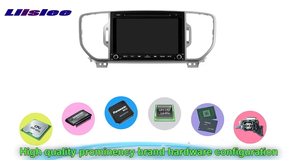 For KIA SPORTAGE 2016 Car Multimedia TV DVD GPS Radio Original Style Navigation Android Advanced Navi Hardware configuration