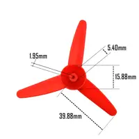 10 Pcs Micro DIY Motor: Propeller for RC Boat