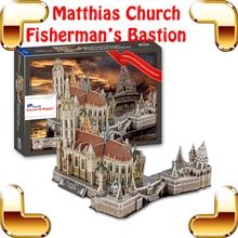 DIY подарок Матия Черч рыбацкий бастион 3D головоломка строительные головоломки DIY комбинированная игрушка головоломки из бумаги для взрослых Коллекция