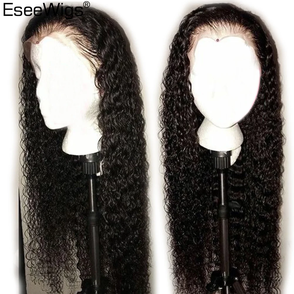 Eseewigs шелковая основа полные парики шнурка человеческих волос бразильские Remy