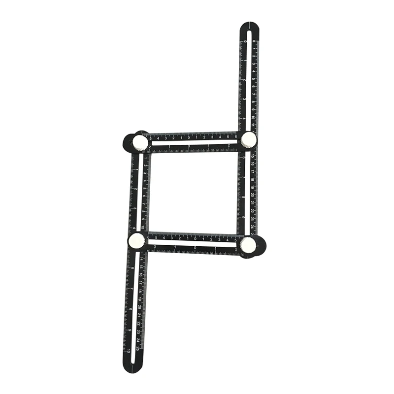 

Universal Angularizer Ruler- Full Metal Multi Angle Measuring Tool-Ultimate Template Tool-Upgraded Aluminum Alloy New