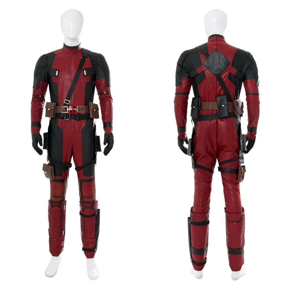 

Cosplay Deadpool 2 Wade Winston Wilson Cosplay Costume Mask Men Jumpsuit Adult Halloween Carnival Deadpool Costume Custom Made