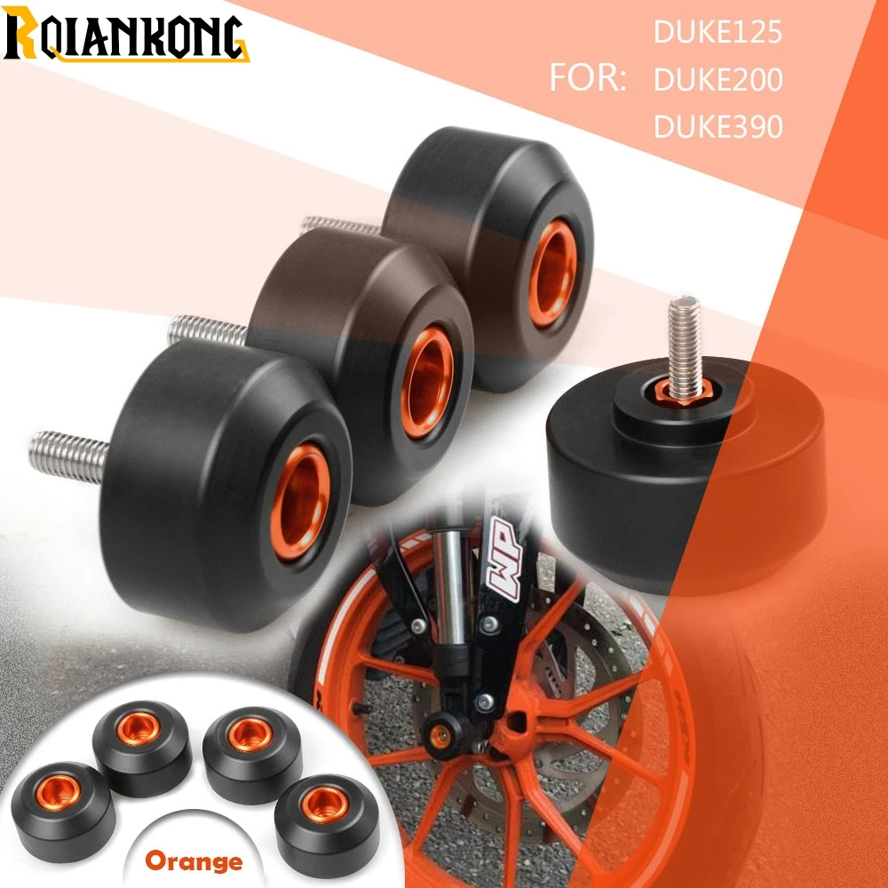 

Motorcycle Accessories Front Rear Wheel Fork Frame Sliders Crash bike Protection Against Fall For KTM Duke 125 200/Duke 390