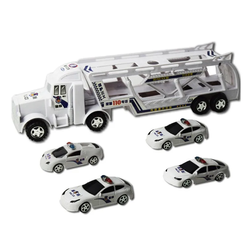 1Set-Super-Cool-Plastic-Trailer-Mini-Flatbed-Trailer-Truck-Police-Model-Car-Toy-For-Children-Baby-Sliding-Toys-TY0155 (4)