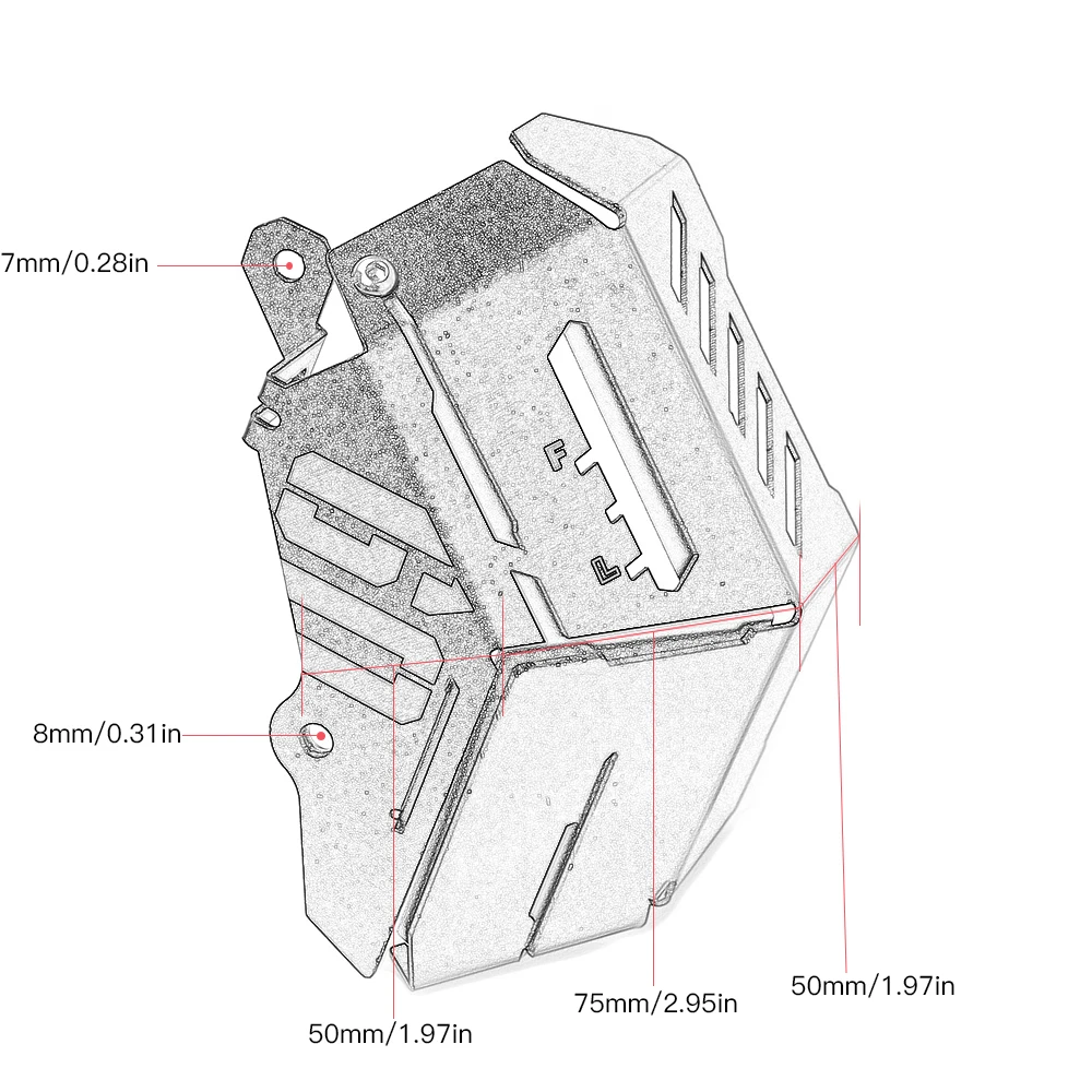 Защитная крышка радиатора для Yamaha Mt09 Mt-09 FZ09 FZ-09 MT 09