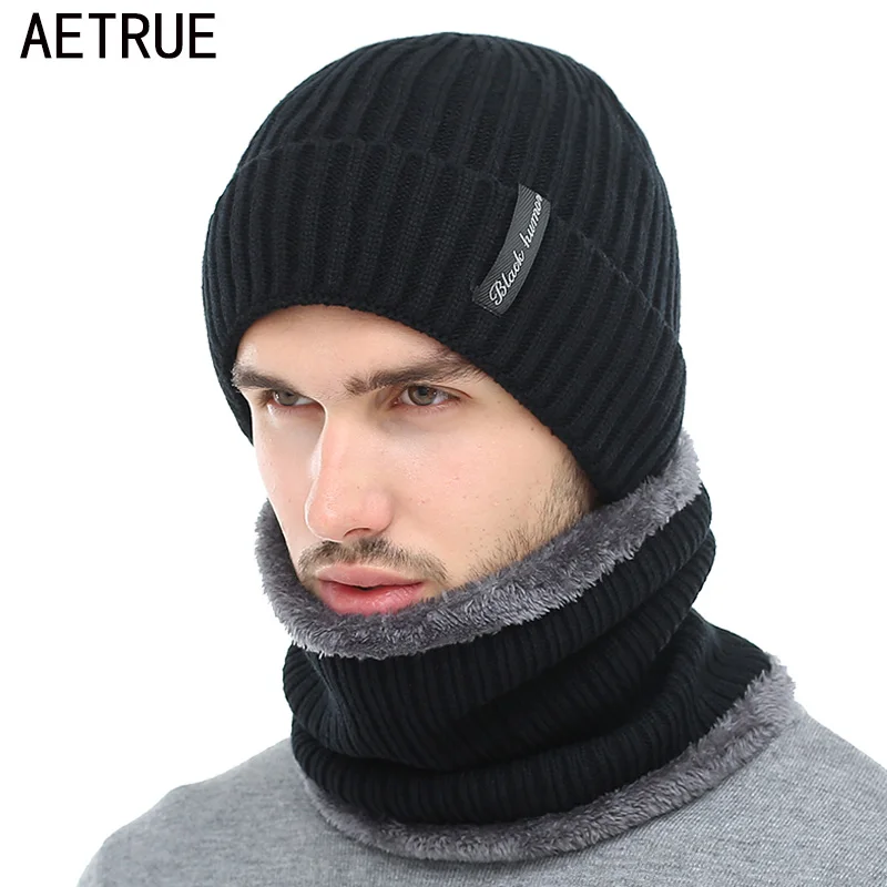 mens knitted beanie hats