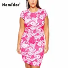 15% off! Nemidor 2017 Summer Women Short Sleeve Tropical Floral Sheath Dress Bodycon Plus Size 7XL Retro Print Mini Dress Save 2.7 on Nemidor 2017 Summer Women Short Sleeve Tropical Floral Sheath Dress Bodycon Plus Size 7XL Retro Print Mini Dress