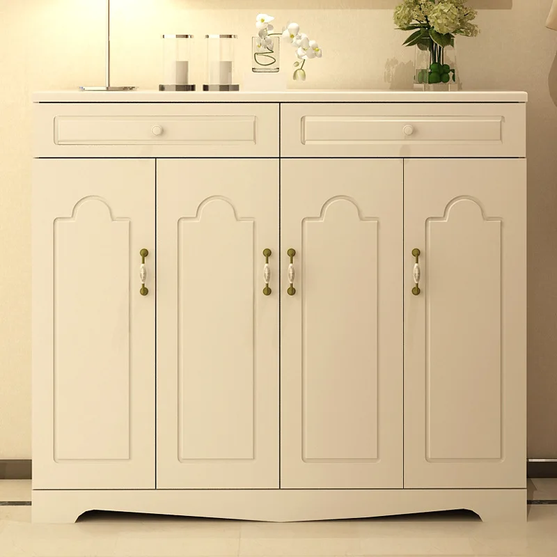 

LK608 High Quality Wooden Shoes Cabinet Large Capacity Shoes Rack with Drawer Shoes Organizer Living Room Furniture
