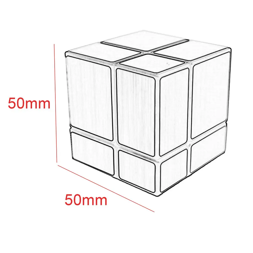 Высокое качество, 2x2x2 зеркальный волшебный куб, начальный уровень, специальная форма, магический куб, скоростной вызов, подарки, интеллектуальная игрушка для раннего образования