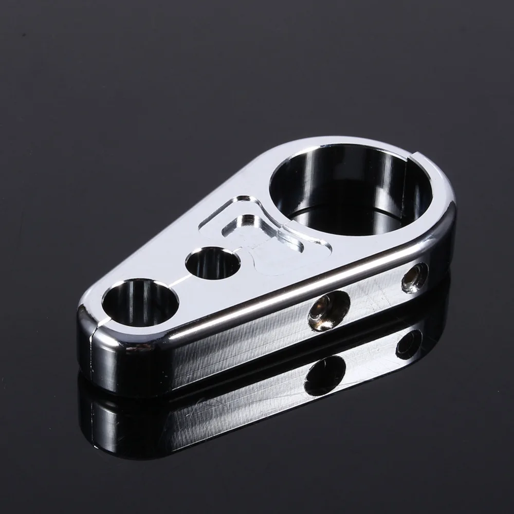 

Motorcycles Brake Clutch Cable Wire Clamp Clip 25mm Handle Bar For Harley-Davidson