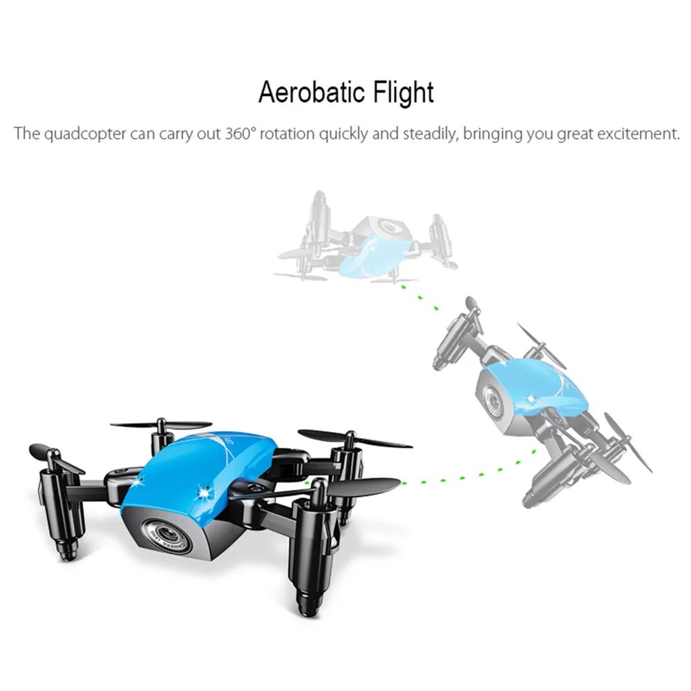 2019 Brand New Mini Drone With Camera HD S9 No Camera Foldable RC Quadcopter Altitude Hold Helicopter WiFi FPV Micro Pocket Dro