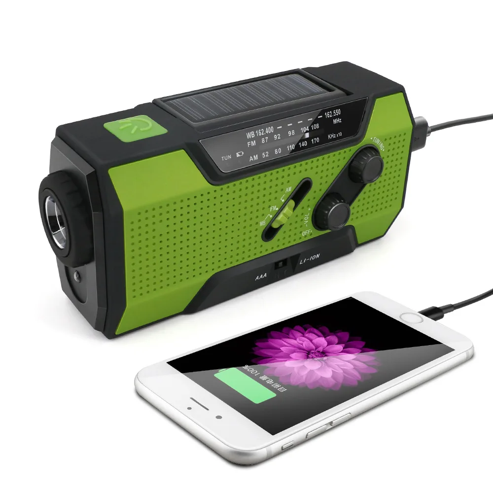am fm noaa tempo portátil rádio lanterna