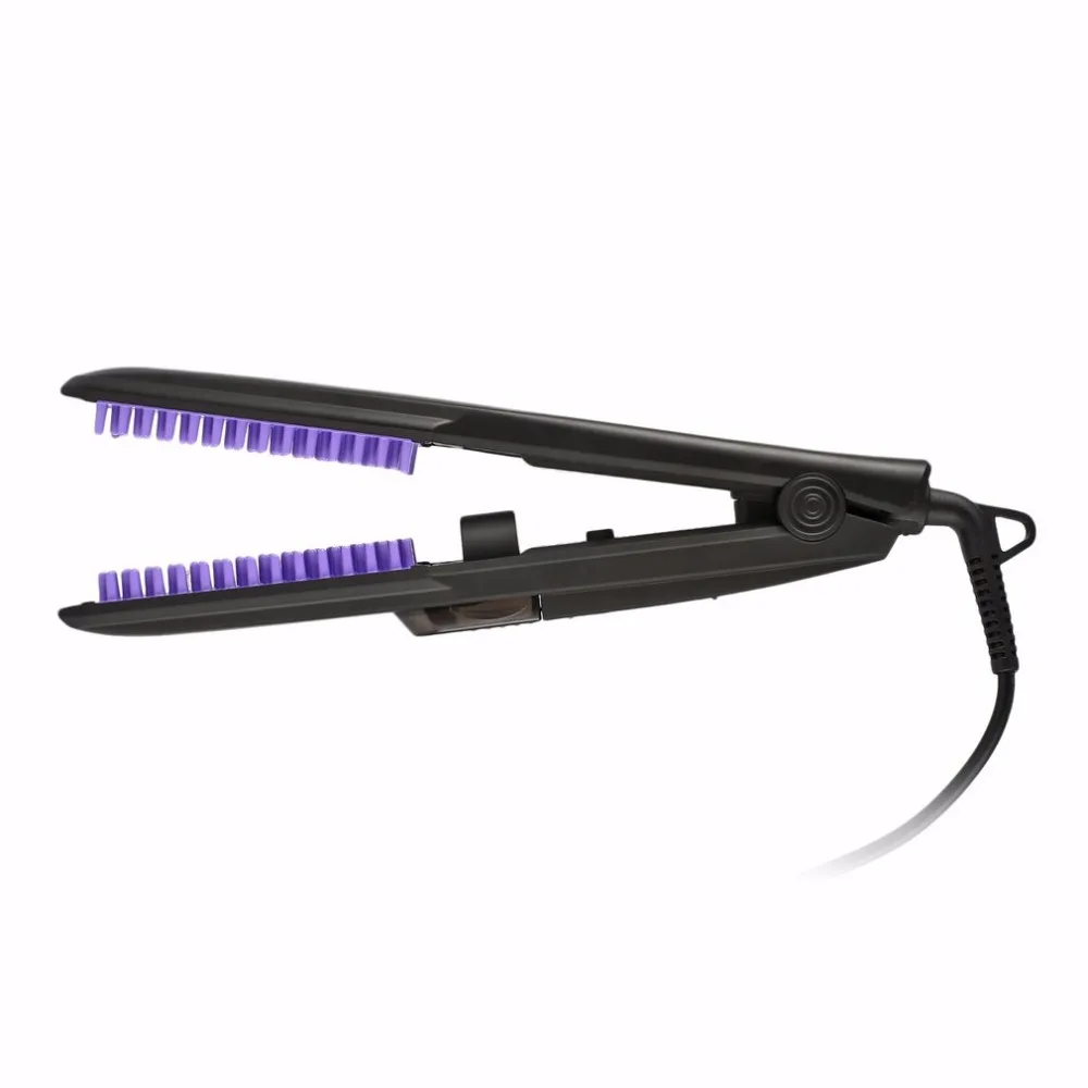 

Professional Spray Steam Hair Straightener Brush Ceramic Flat Iron Hair Straightening Brush Comb for Home Salon Travel EU Plug