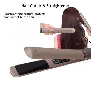 

Hair Brush Hair Brush 3 Types 100-240V Professional Hair Straightener & Curler Dual-use Hairdressing Hair Styling Too