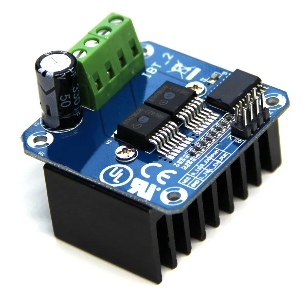 

1pcs New High-power smart car motor drive module BTS7960 43A semiconductor refrigeration drive for arduino