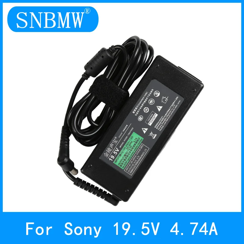 19.5V 4.7A Supply Notebook AC Power Adapter for Sony Universal Laptops