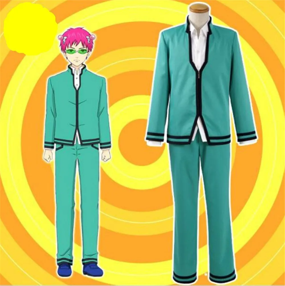 

Japan Anime Saiki Kusuo no sai-nan Cosplay Saiki Kusuo Costumes School Uniform Sets Tops + Pants + Shirts