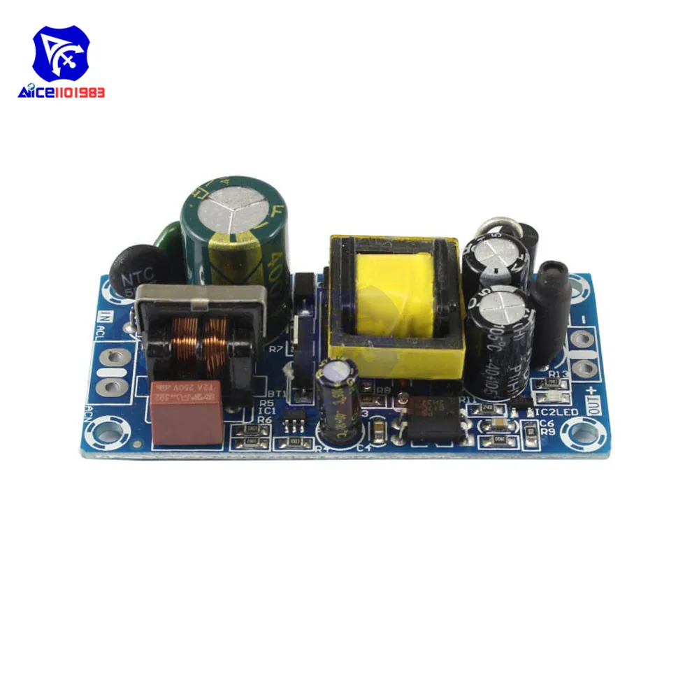 AC-DC модуль источника питания трансформатора AC 110 В/220 В в DC 12 1A импульсная плата с