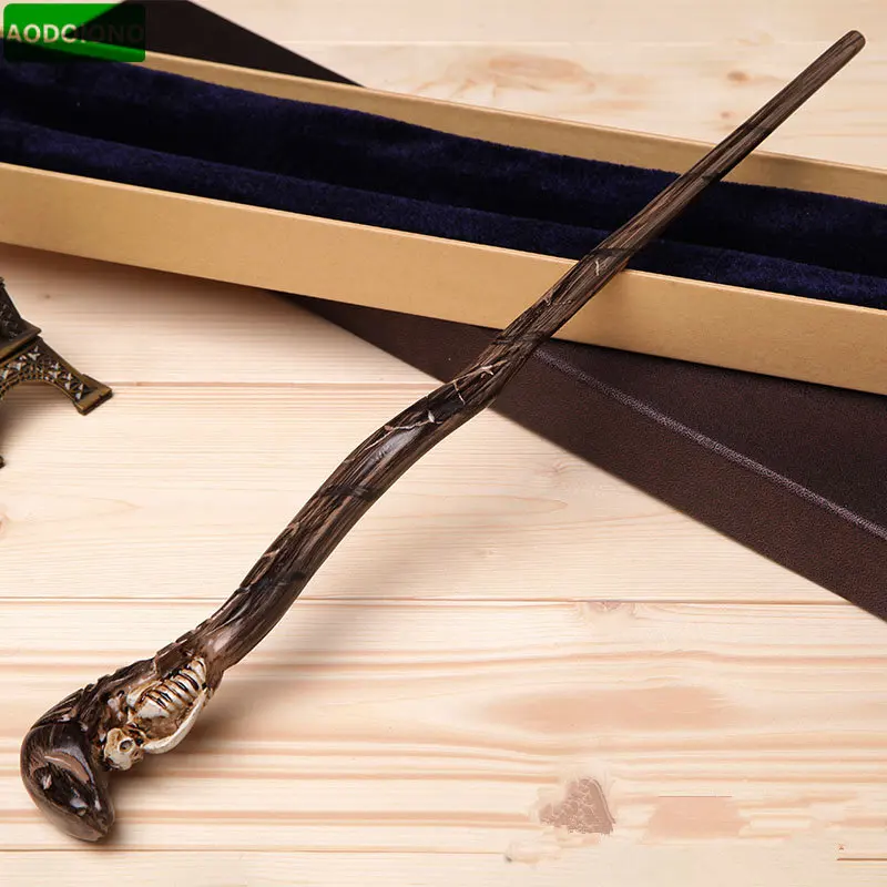 Newest 13.4'' Death Eaters Magical Wand /Harry Potter Magic Wand Deluxe Cosplay Tricks High