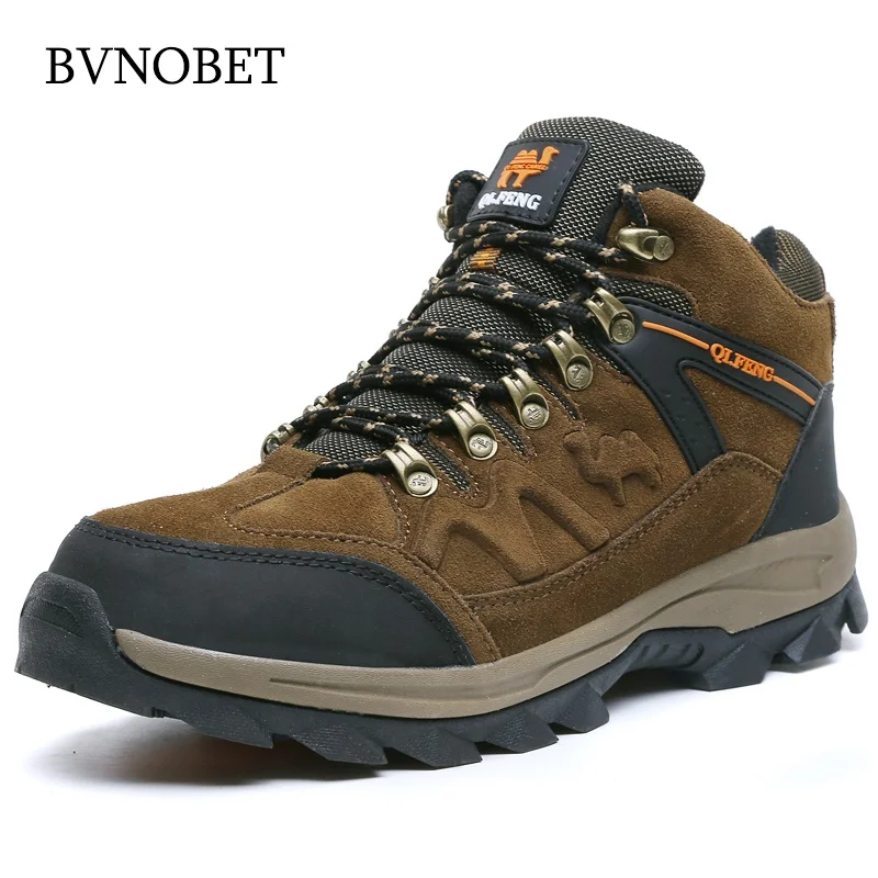 

BVNOBET Men Hiking Shoes High Quality Breathbale Sneakers Outdoor Men Sneakers Male Comfort Soft Casual Shoes Choussure Homme