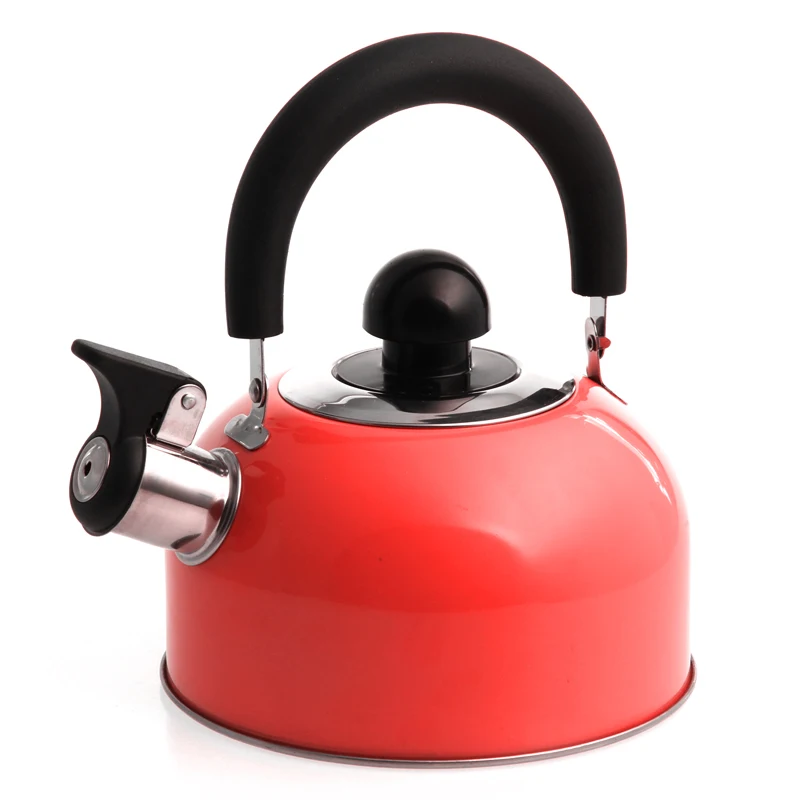 

0 Stainless steel multicolour stylor anti-hot kettle mini kettle fashion whistling kettle