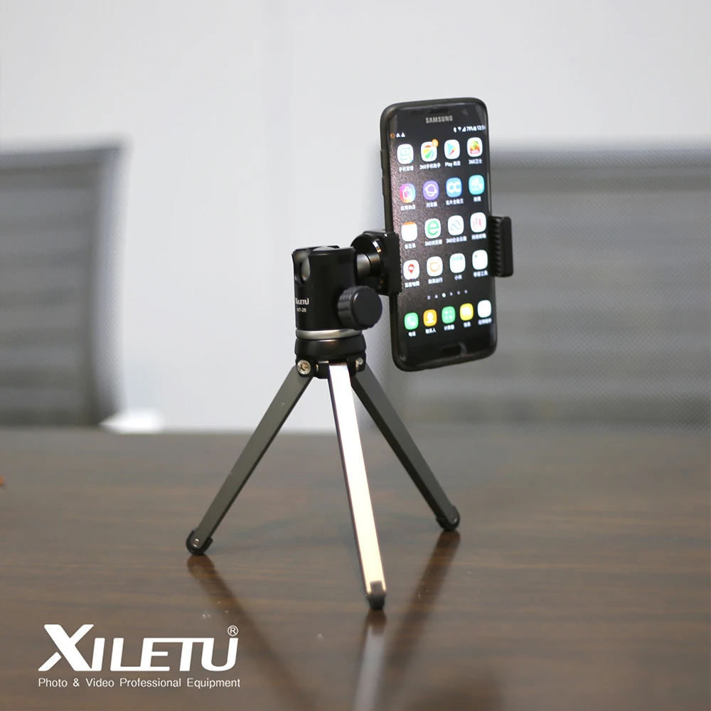 Настольный мини штатив XILETU MT26 + XT15 с подшипником и шариковой головкой|tabletop tripod|tripod