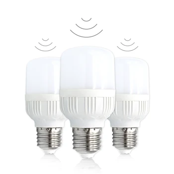 

5PCS/LOT Corridor Stair Lamps E27 LED Sound light Control Bulb Monitor Lights Intelligent Surveillance Control Induction Bulb