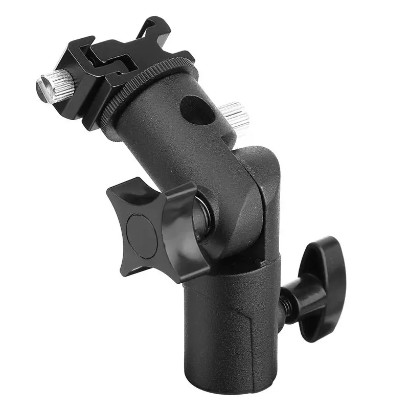  2Pack Camera Flash Speedlite Mount Swivel Light Stand Bracket with Umbrella Reflector Holder for Ca