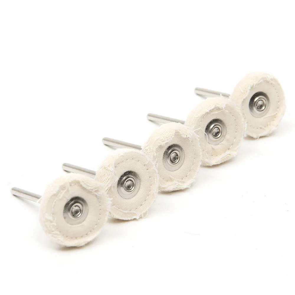 5PCs Cloth Polishing Wheel Buffer pad Cotton for Buff Dremel Accessory